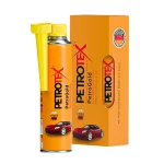 قوطی و جعبه مکمل بنزین و اکتان بوستر پتروگلد 300 سی سی پتروتکس - Petrotex PetroGold 300cc Bottle and Box