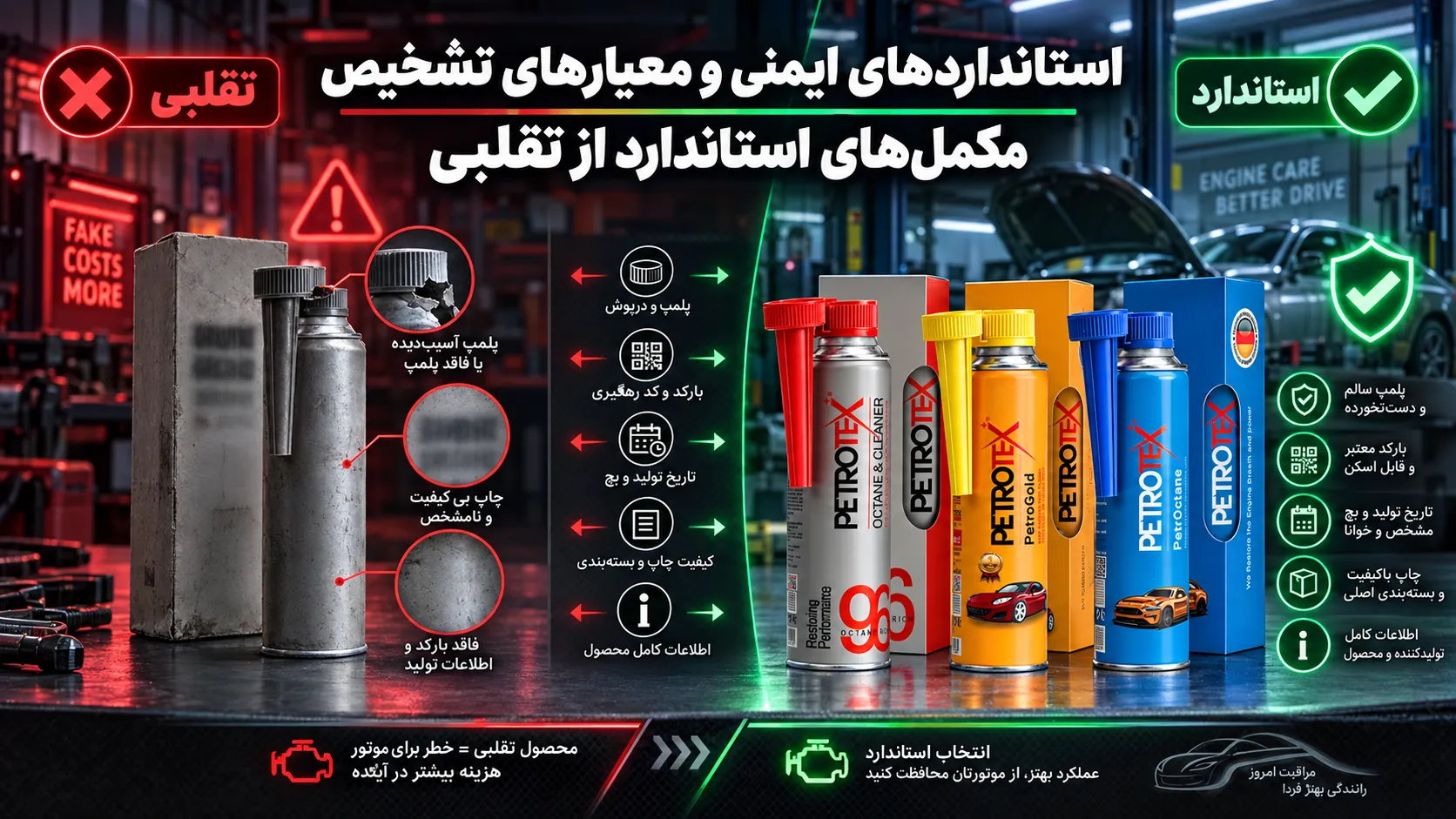 استانداردهای ایمنی و معیارهای تشخیص مکمل‌های استاندارد از تقلبی